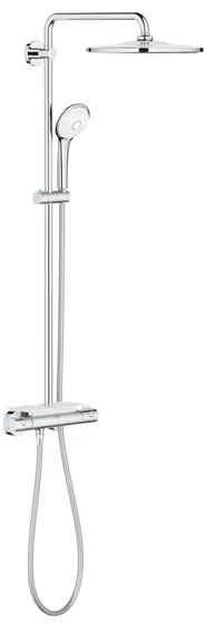 Grohe Euphoria 310 brusesystem med termostat til væg, krom